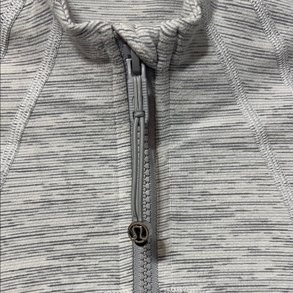Lululemon Athletica Light Gray Zip-Up Jacket - Picture 2 of 7